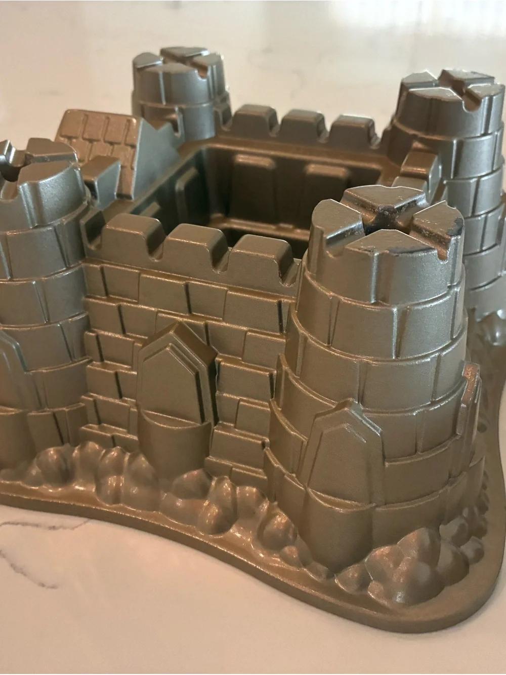 Metallic Gold Castle Mold